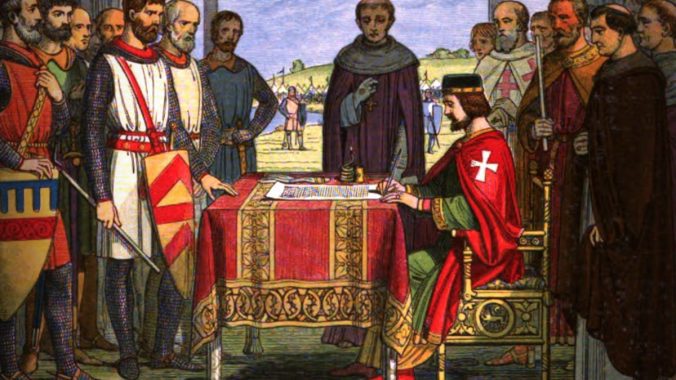 Magna Carta and Gospel Reading